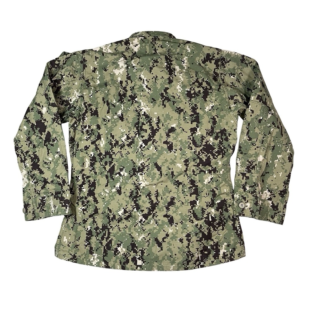 US Navy Nwu Type iii Green Digital Blouse Size Medium Long Ripstop - Picture 2 of 12